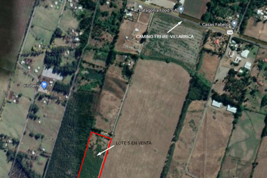 TERRENO HIJUELA N°4 LOTE 5 FREIRE